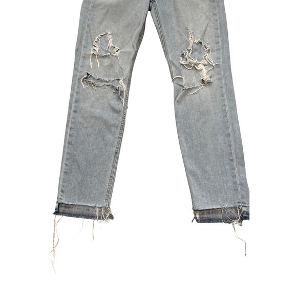 Rag & Bone Dre Distressed Capri Boyfriend Jeans Size 27 Mid Rise Crop - Picture 5 of 5